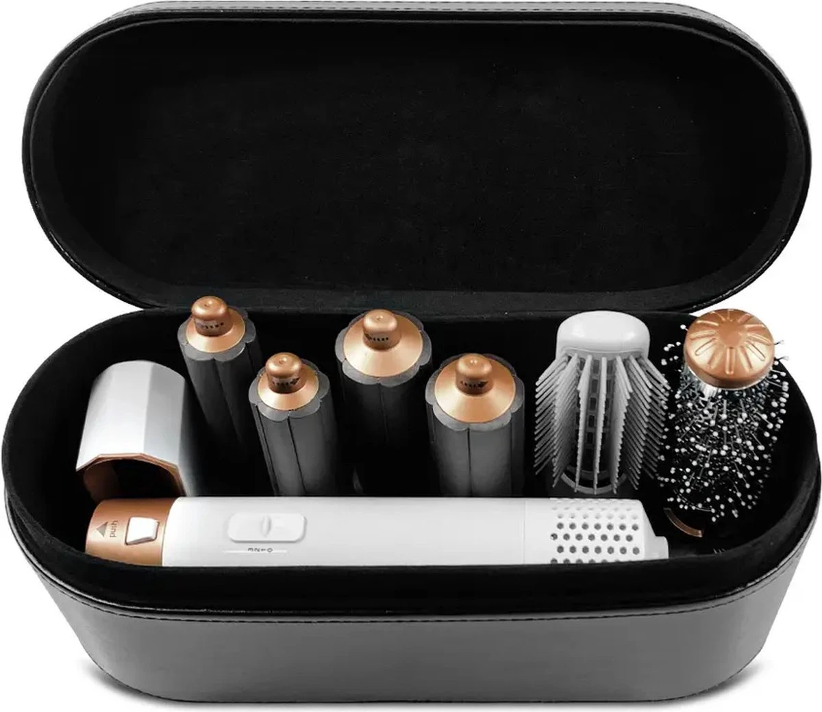 Merkloos Airwrap Complete Multistyler 7 In 1 - Multi Styler Air Wrap Haarfohn- Stijltang -Haardroger- Haarborstel- Stijlborstel- Krultang- 7 Opzetstukken- Gratis Handschoen- Gratis 5 Haarklemmen- Hete Lucht Fohn 9 Merkloos Airwrap Complete Multistyler 7 In 1 - Multi Styler Air Wrap Haarfohn- Stijltang -Haardroger- Haarborstel- Stijlborstel- Krultang- 7 Opzetstukken- Gratis Handschoen- Gratis 5 Haarklemmen- Hete Lucht Fohn - Afbeelding 7