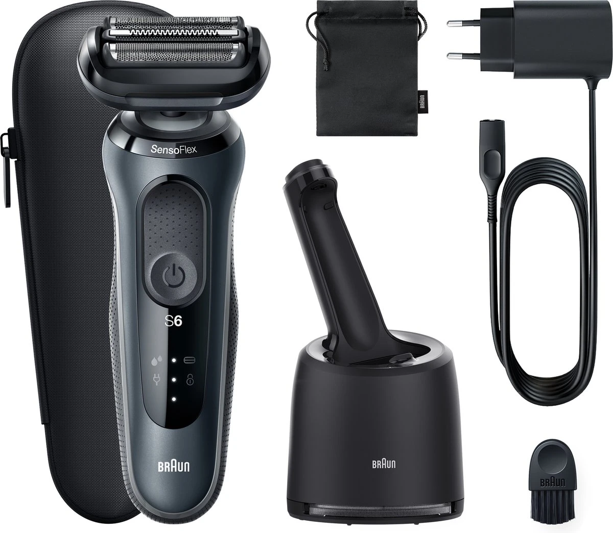 Braun Series 6 61-N7000cc - Elektrisch Scheerapparaat Mannen - Met SmartCare Center - Grijs - Afbeelding 6