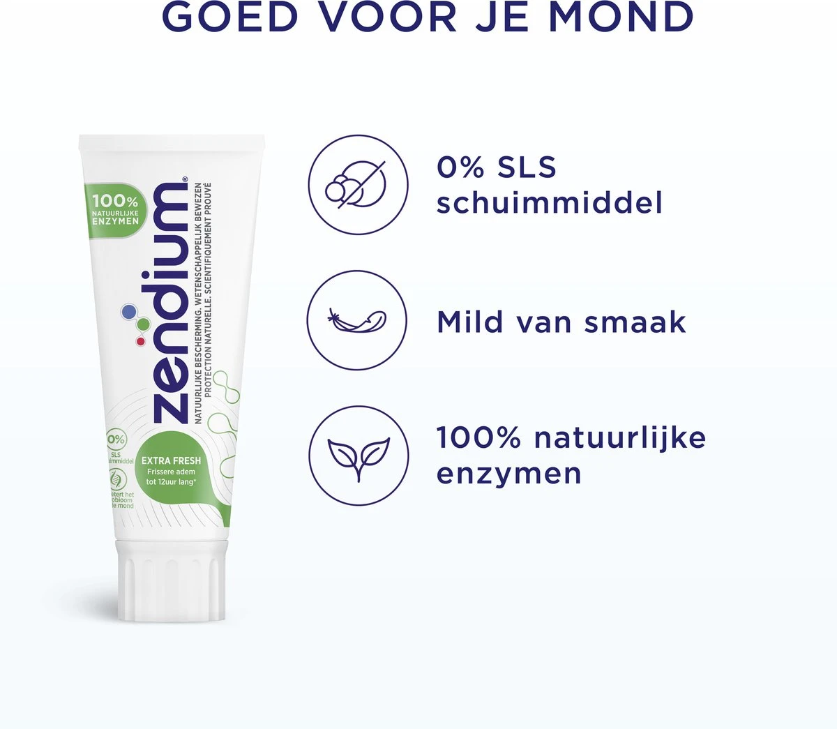 Zendium Extra Fresh Tandpasta - 12 X 75 Ml - Voordeelverpakking 6 Zendium Extra Fresh Tandpasta - 12 X 75 Ml - Voordeelverpakking - Afbeelding 4