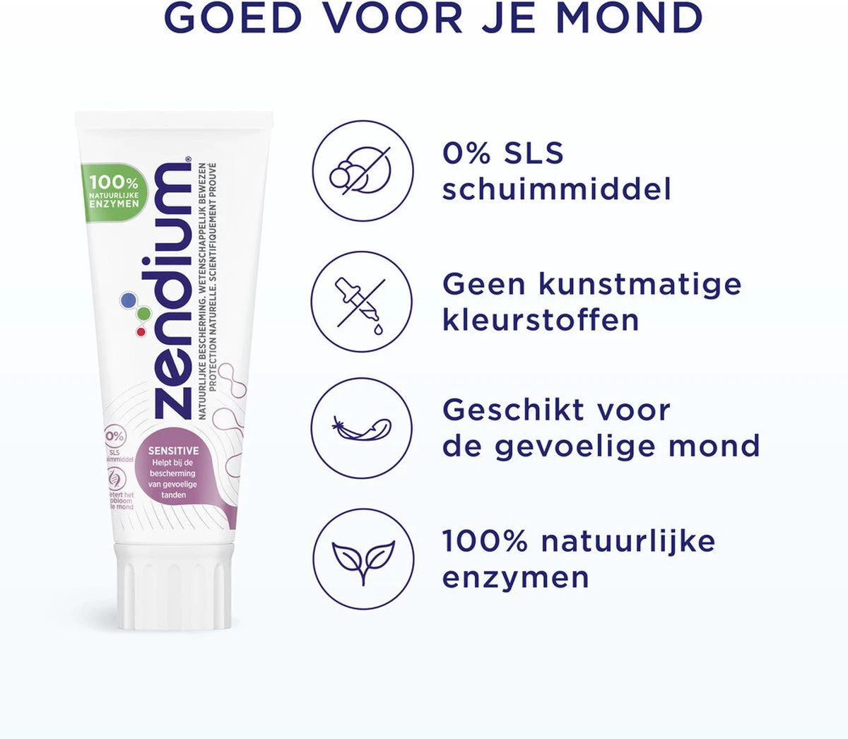 Zendium Sensitive Tandpasta - 12 X 75 Ml - Voordeelverpakking - Afbeelding 10
