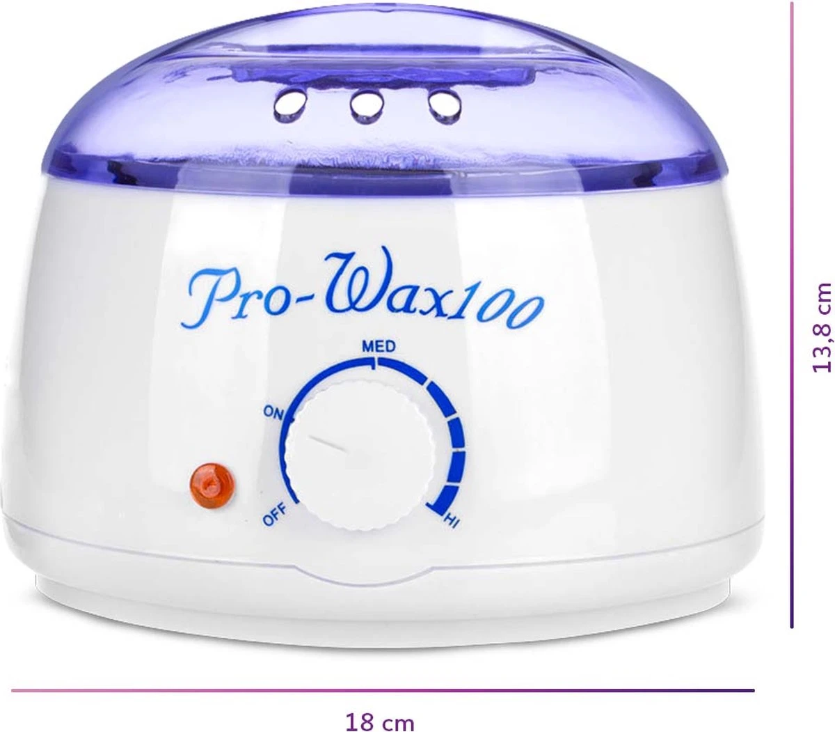 Wax Apparaat Voor Ontharen Van Lichaam - Wax Verwarmer - Wit - Afbeelding 9