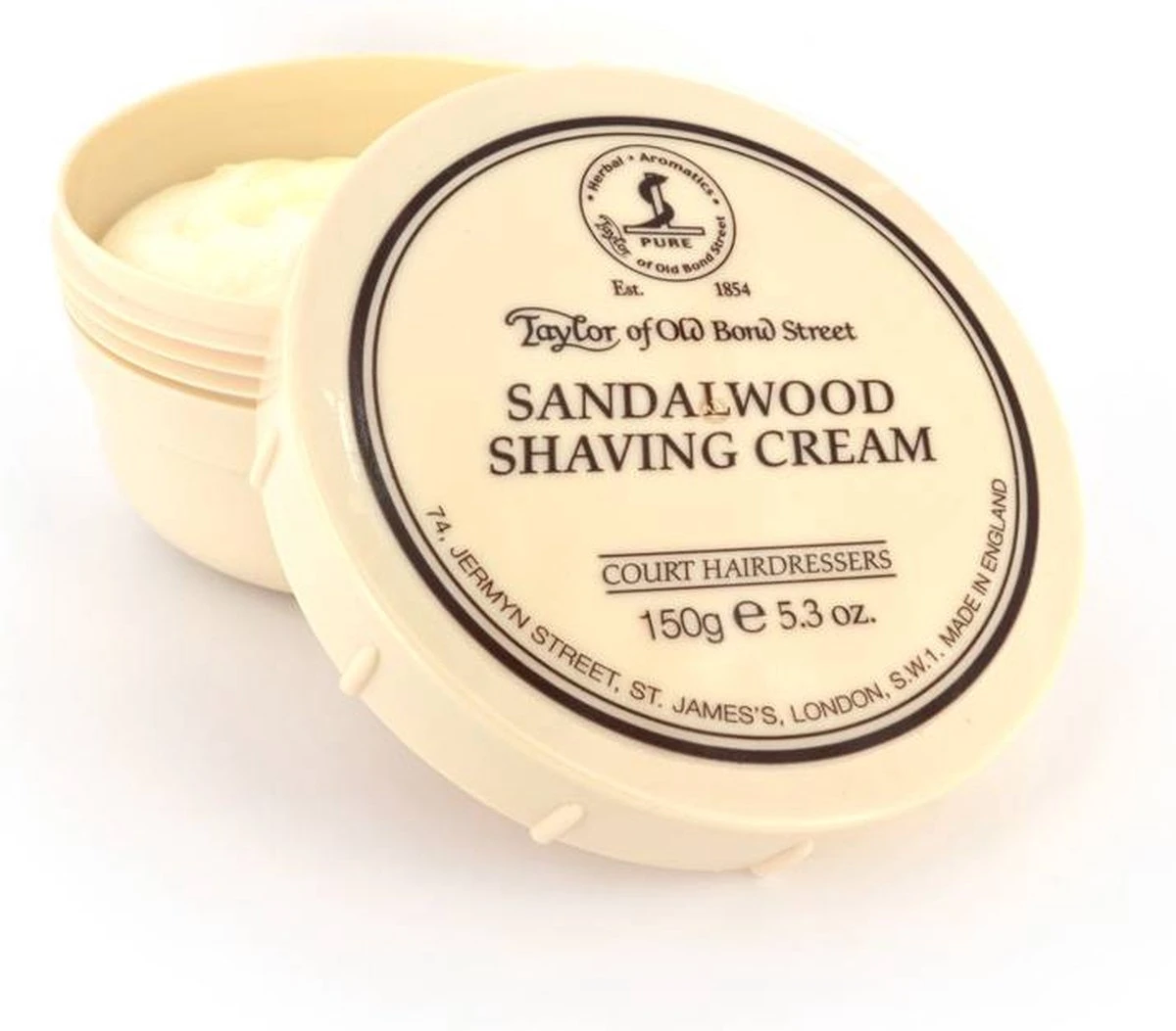 Taylor Of Old Bond Street Sandalwood Shaving Cream 150 Gr. - Afbeelding 3