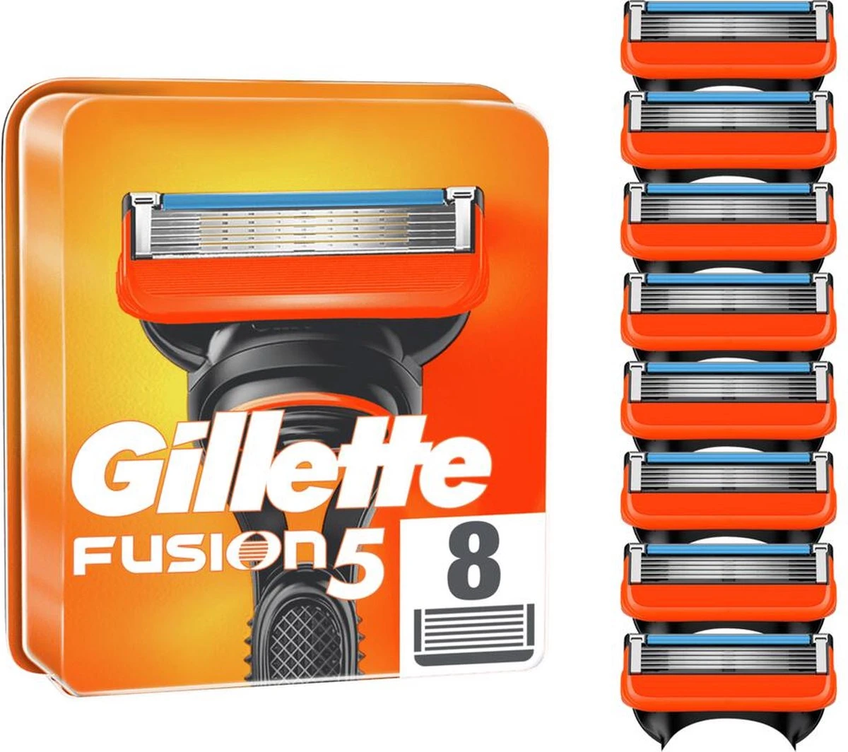Gillette® Gillette Fusion5 - Scheermesjes/Navulmesjes - 8 Stuks - Afbeelding 2