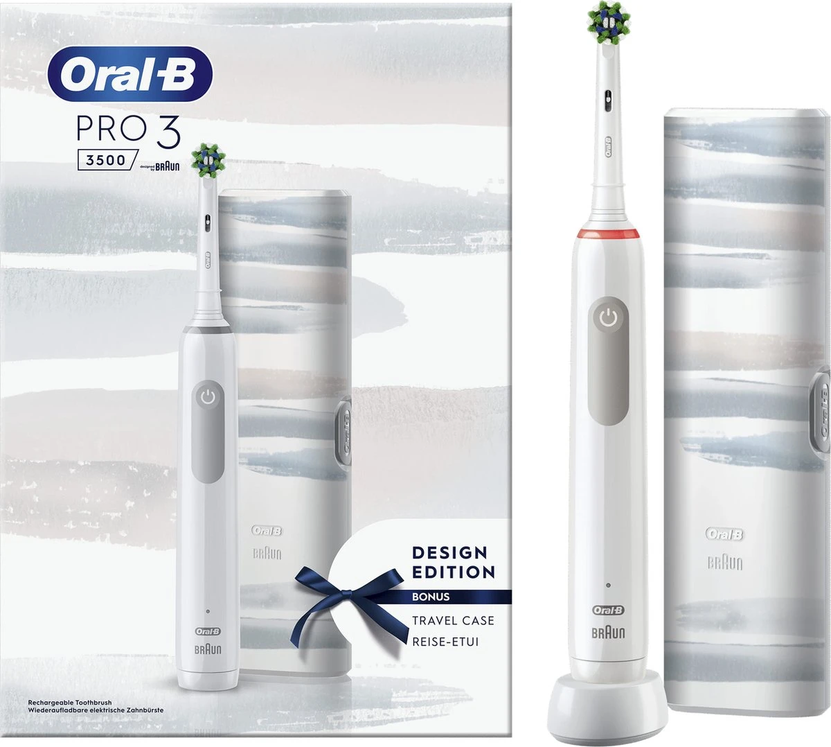 Oral B Oral-B Pro 3 3500 - Elektrische Tandenborstel - Wit - Afbeelding 2
