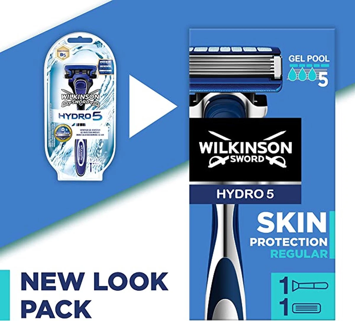 Wilkinson Sword Hydro 5 Scheermes Met 9 Mesjes 4 Wilkinson Sword Hydro 5 Scheermes Met 9 Mesjes - Afbeelding 2