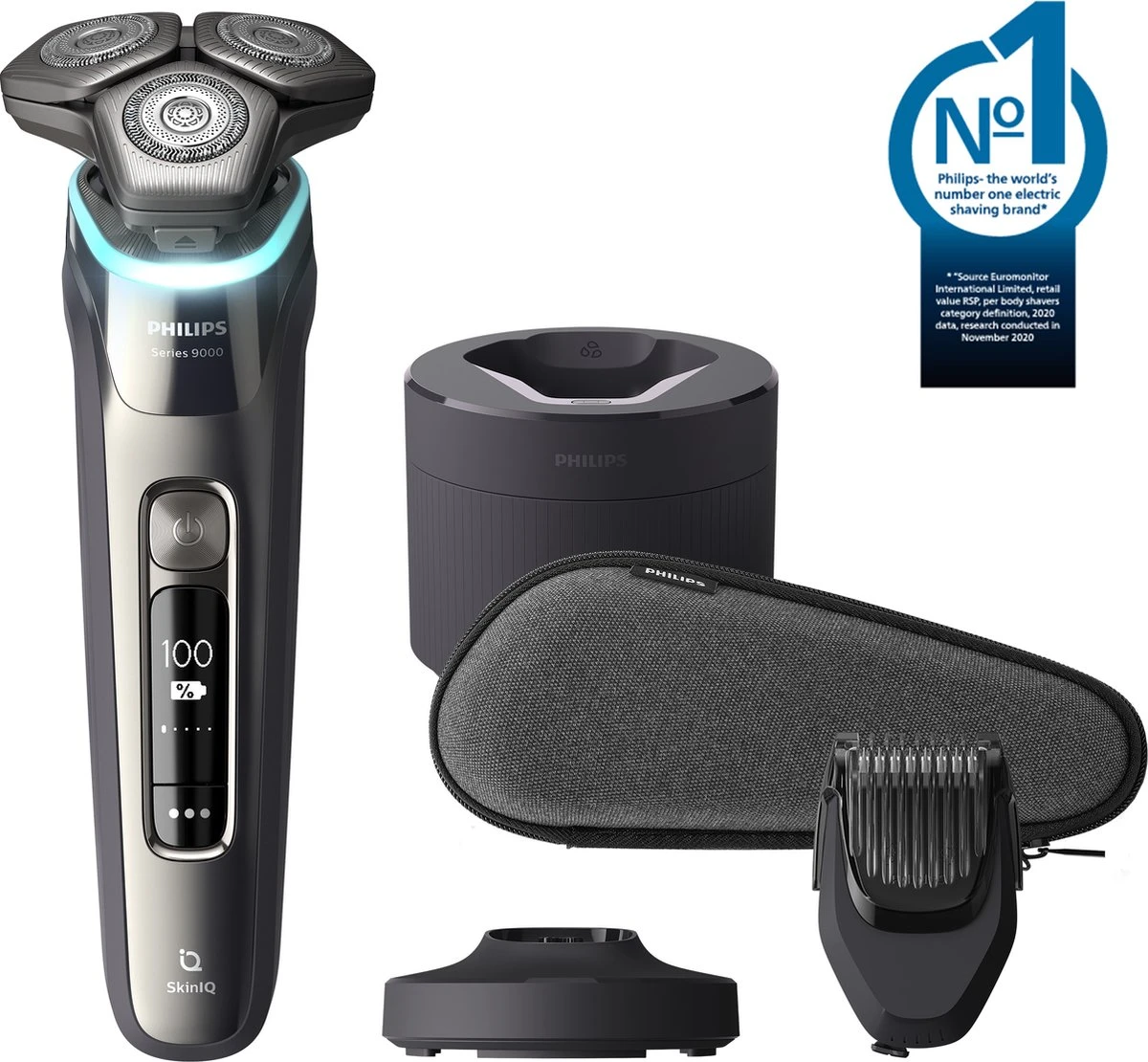 Philips Shaver Series 9000 S9987/59 - Scheerapparaat - Wet & Dry 7 Philips Shaver Series 9000 S9987/59 - Scheerapparaat - Wet & Dry - Afbeelding 5