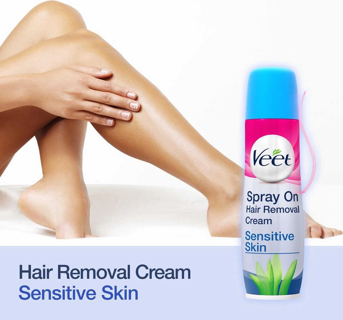Veet - Ontharingsspray - Gevoelige Huid - 150 Ml 4 Veet - Ontharingsspray - Gevoelige Huid - 150 Ml - Afbeelding 2