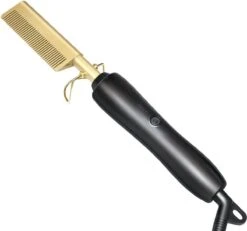 2 In 1 Elektrische Haarkam Deluxe – Stijlborstel – Mannen & Vrouwen – Kam – Stijlkam – Elektrische Kam – Hot Comb – Baardstijler – Baardkam – Elektrische Haarborstel – Magic Brush – 60/100W