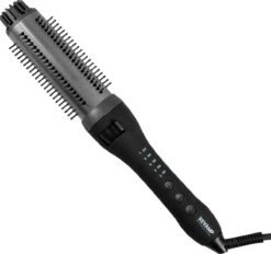 Revamp Progloss Keramische Krulborstel - 38 Mm Warmteborstel - 5 Warmtestanden - Met Intrekbare Borstelharen