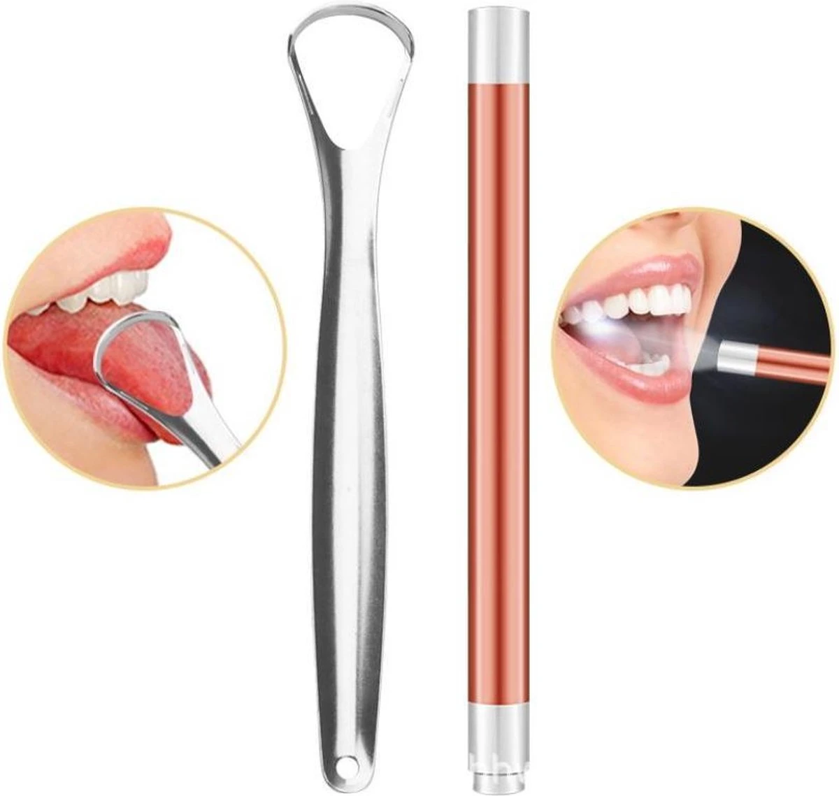 Qy Tandarts Set Voor Het Verwijderen Van Tandsteen En Verzorgen Van Het Gebit – 8 Delig In Luxe Opbergetui - Afbeelding 5