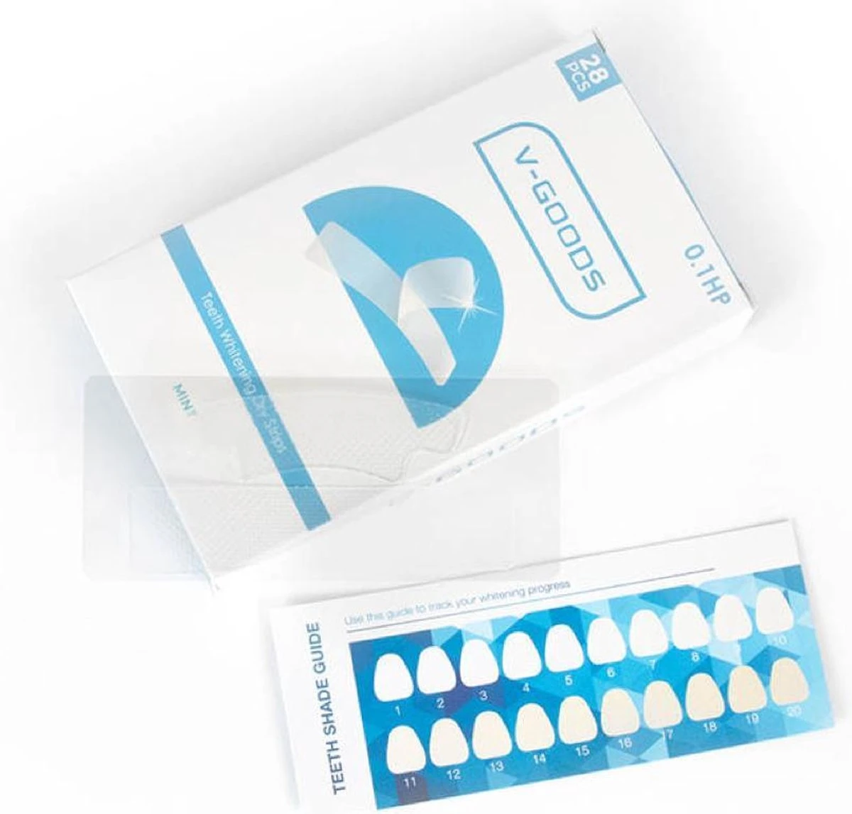 V-Goods Premium Whitening Strips - Tandenbleek Strips - Wittere Tanden - 28x Tandenbleek Strips DIRECT Resultaat - Tandenbleekset - Whitening - Tandenblekers 9 V-Goods Premium Whitening Strips - Tandenbleek Strips - Wittere Tanden - 28x Tandenbleek Strips DIRECT Resultaat - Tandenbleekset - Whitening - Tandenblekers - Afbeelding 7