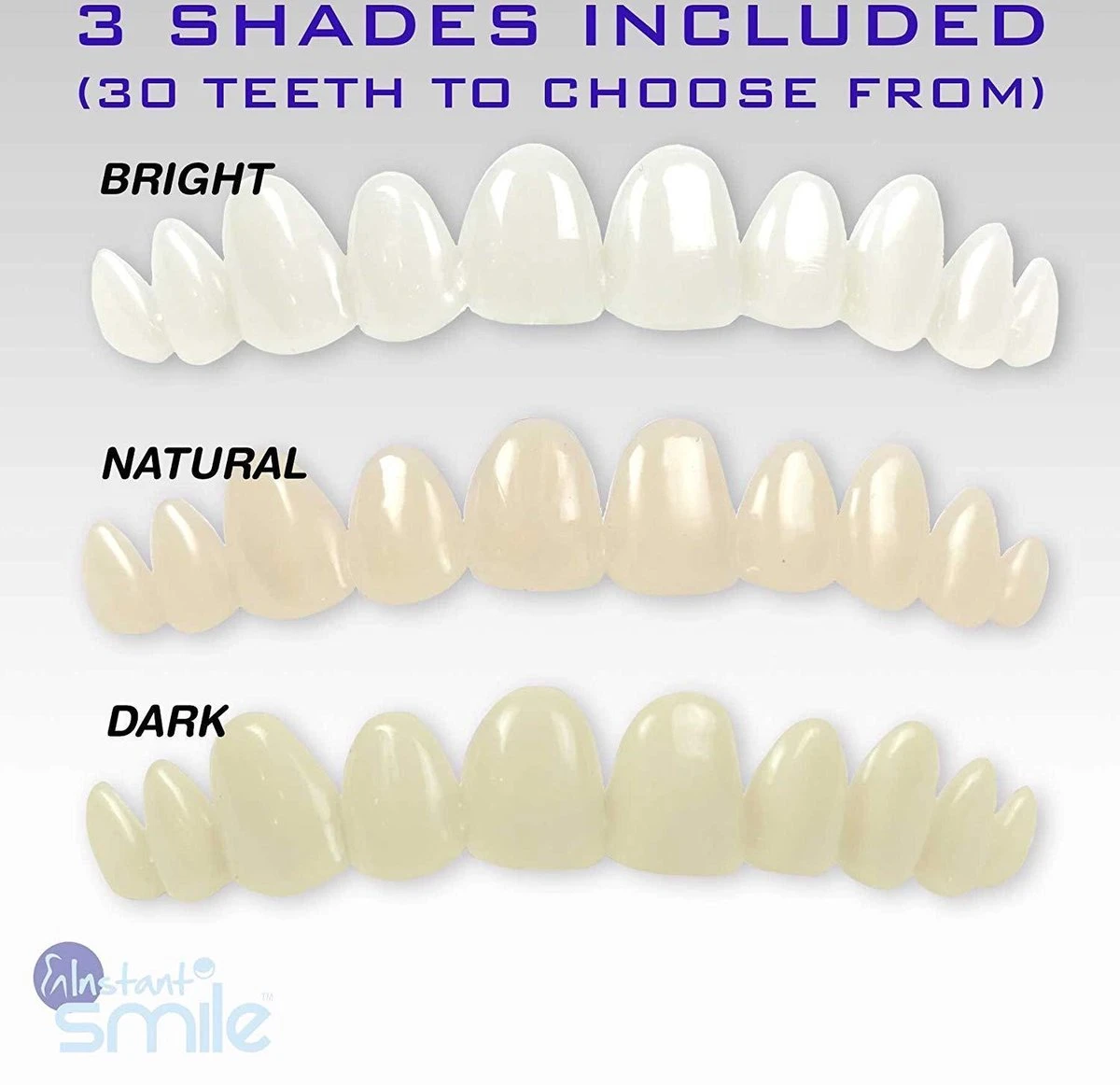 Tand Afgebroken Reparatie Kit InstantSmile Gebit (goedkope Kunstgebit) - Multi Shade - Afbeelding 2