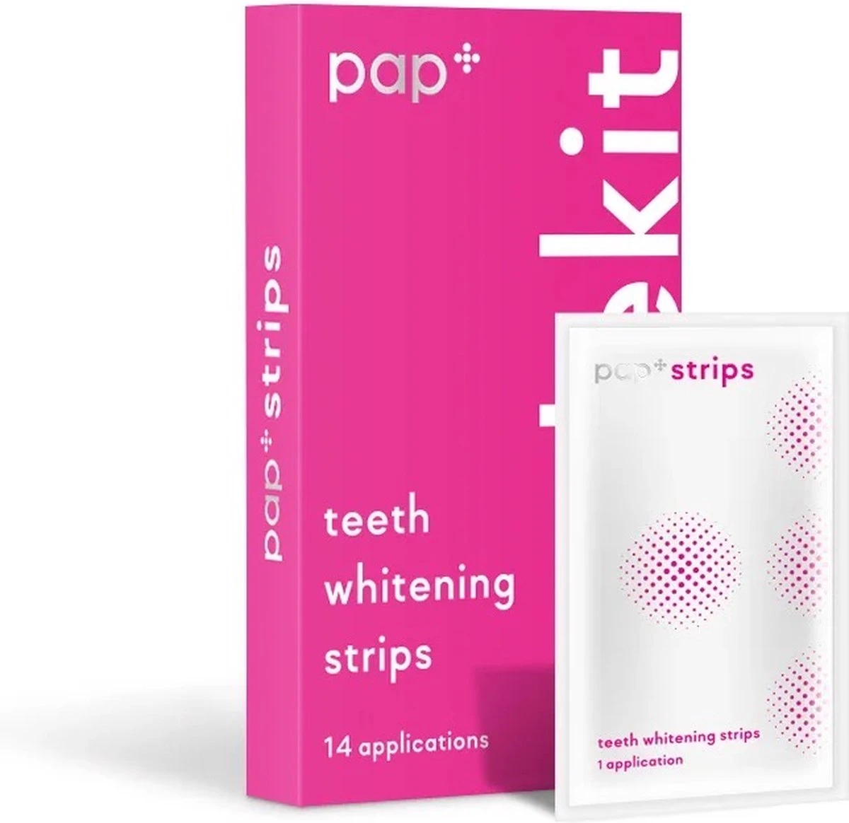 PAP+ Teeth Whitening Strips - Witte Tanden - Tanden Bleken - Tandenbleek Strips