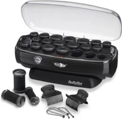 BaByliss Thermo-Ceramic Rollers Krulset RS035E - 20 Fluwelen Keramische Rollers - Temperatuur-klaar Indicatie