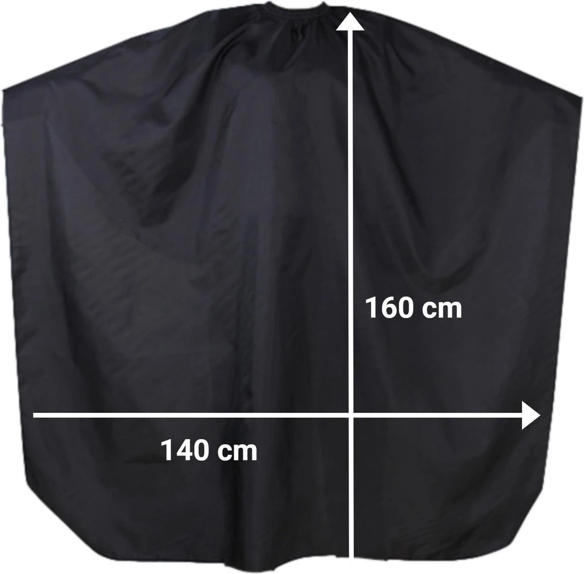 MESC Kappersmantel Kappersschort Kapmantel Kapper Tondeuse Kapperscape - Haar Knippen Thuis Of Salon - Volwassenen & Kinderen - 160 X 140cm - Afbeelding 2