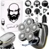 6-in-1 Scheerapparaat Mannen – Trimmer - Skull Edition - Nat & Droog - Electric Face Head & Hair Shaver – Hoofd Kaal Scheren - Opzetstukken - Elektrisch - Incl. E-Book
