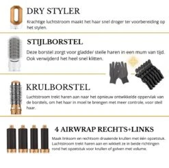 Merkloos Airwrap Complete Multistyler 7 In 1 - Multi Styler Air Wrap Haarfohn- Stijltang -Haardroger- Haarborstel- Stijlborstel- Krultang- 7 Opzetstukken- Gratis Handschoen- Gratis 5 Haarklemmen- Hete Lucht Fohn 18 Merkloos Airwrap Complete Multistyler 7 In 1 - Multi Styler Air Wrap Haarfohn- Stijltang -Haardroger- Haarborstel- Stijlborstel- Krultang- 7 Opzetstukken- Gratis Handschoen- Gratis 5 Haarklemmen- Hete Lucht Fohn -BaByliss Verkoopwinkel 1200x1191 18