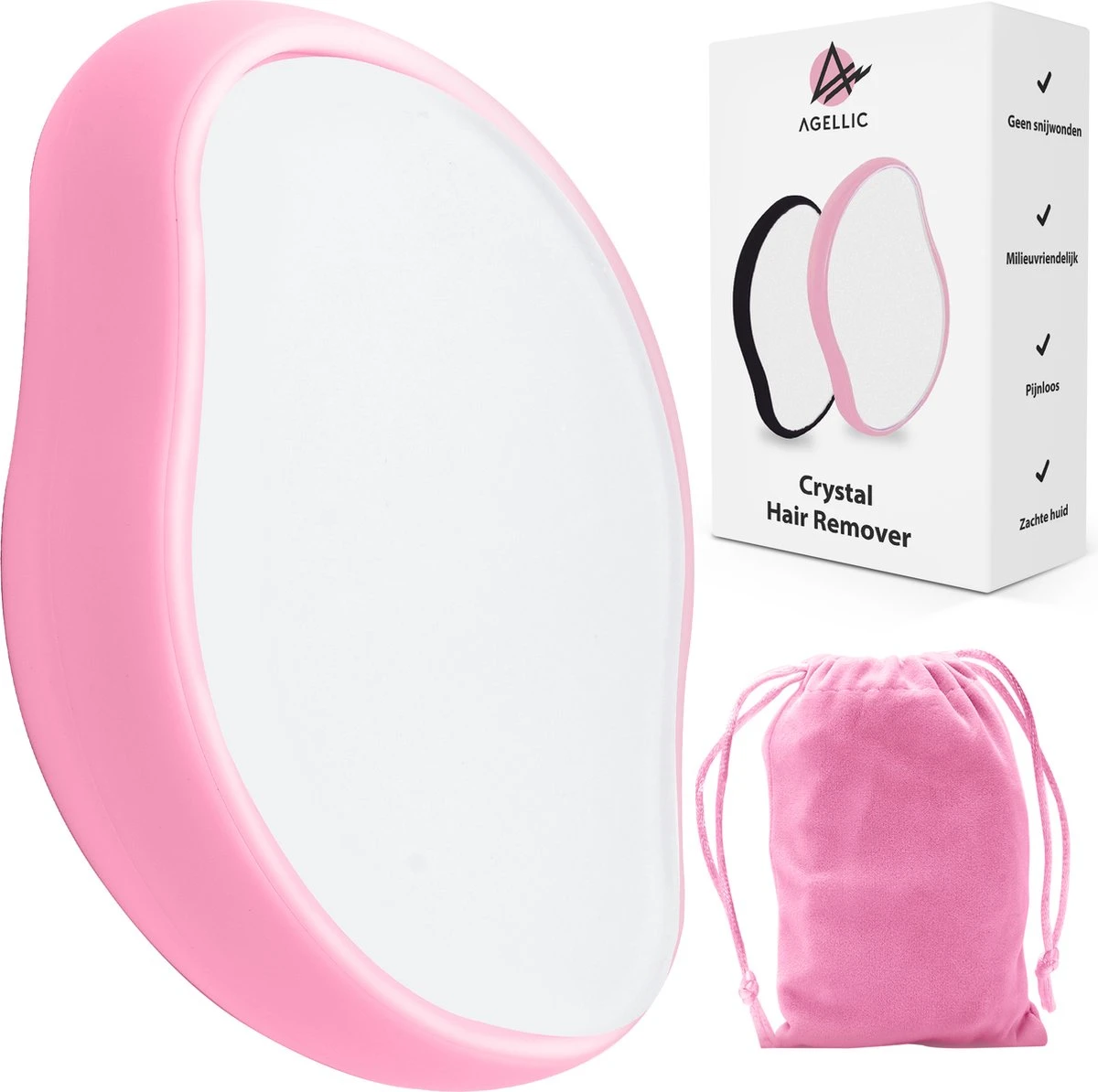 Agellic® Crystal Hair Removal – Hair Remover – Crystal Hair Remover – TikTok – Scrubi – Pijnloze Epilator – Scrubbi – Kristalpad – Haarverwijderaar Voor Vrouwen – Crystal Hair Eraser – Roze 3 Agellic® Crystal Hair Removal – Hair Remover – Crystal Hair Remover – TikTok – Scrubi – Pijnloze Epilator – Scrubbi – Kristalpad – Haarverwijderaar Voor Vrouwen – Crystal Hair Eraser – Roze