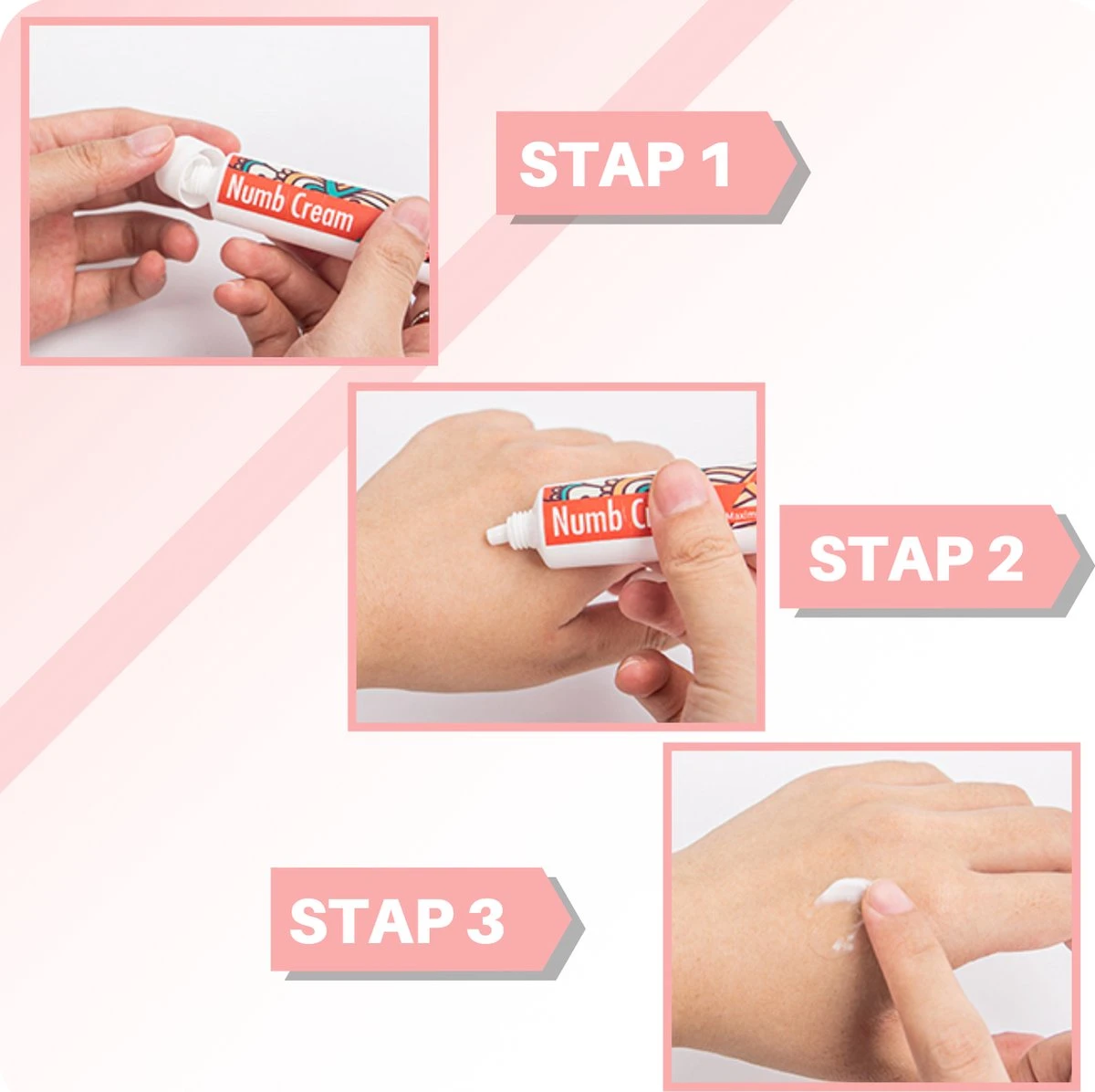 JT Beauty Care Verdovende Crème – Tegen Pijn Bij Tattoo – Pijnloze Behandeling Met Laser Plasma Pen - 30g Verdovings Zalf – Numbing Cream Tatoeages – Piercing – Ontharing – Stick And Poke - Afbeelding 6