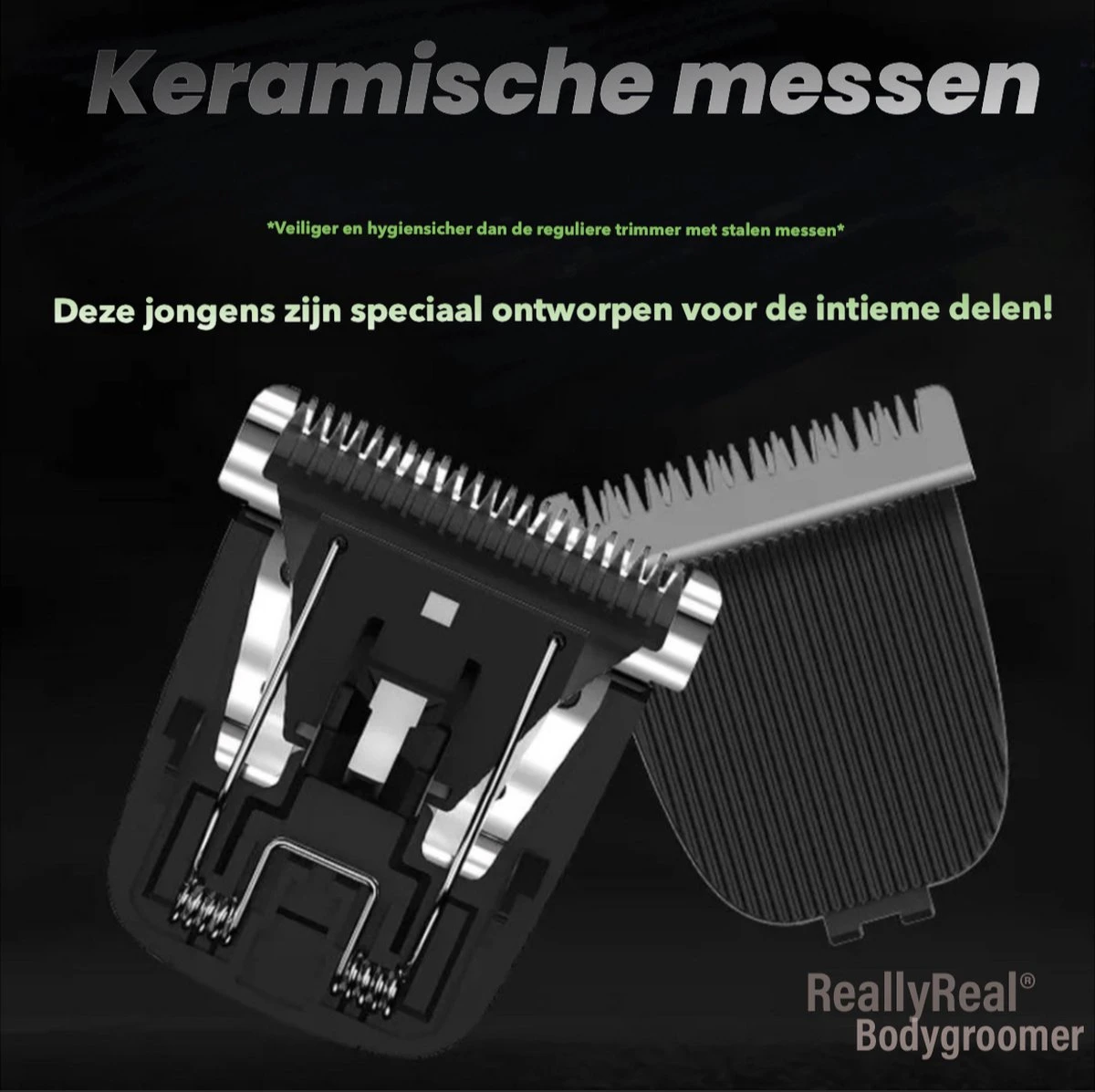 ReallyReal® Bodygroomer Mannen - Scheerapparaat - Trimmer Voor De Intieme Delen - Tondeuse Gehele Lichaam - Baardtrimmer - Shaver Inclusief Opzetstukken - Waterbestendig 5 ReallyReal® Bodygroomer Mannen - Scheerapparaat - Trimmer Voor De Intieme Delen - Tondeuse Gehele Lichaam - Baardtrimmer - Shaver Inclusief Opzetstukken - Waterbestendig - Afbeelding 4
