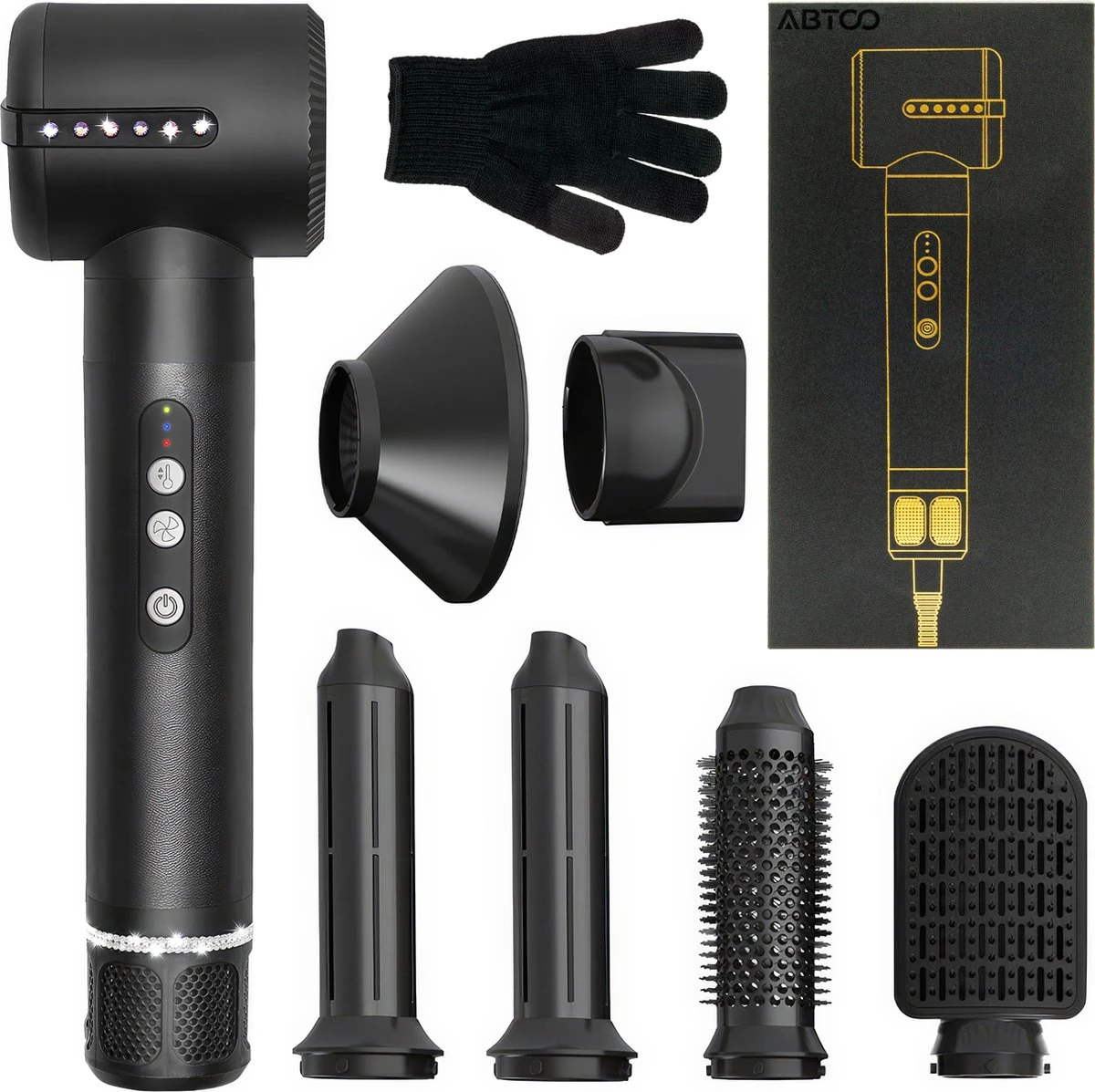 ABTOO Professionele 7-in-1 Airwrap Föhnborstel & Haarstijler - Inclusief Opbergdoos & Hittebestendige Handschoen - Haardroger Föhn Met Borstel Styler - Elektrische Haarborstel / Krultang - Multistyler Krulborstel - Magische Stijlborstel - Hairwrap 3 ABTOO Professionele 7-in-1 Airwrap Föhnborstel & Haarstijler - Inclusief Opbergdoos & Hittebestendige Handschoen - Haardroger Föhn Met Borstel Styler - Elektrische Haarborstel / Krultang - Multistyler Krulborstel - Magische Stijlborstel - Hairwrap