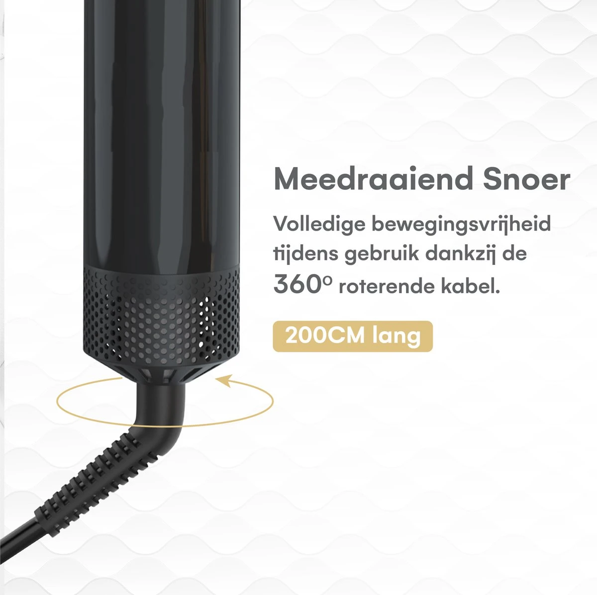 Bolt Electronics® Airwrap Krultang - Krultangen - Föhnborstel - 5 In 1 Multi Styler - Zwart - TikTok - Nieuwste Versie 3.0 Maart 2023 Edition - Afbeelding 12