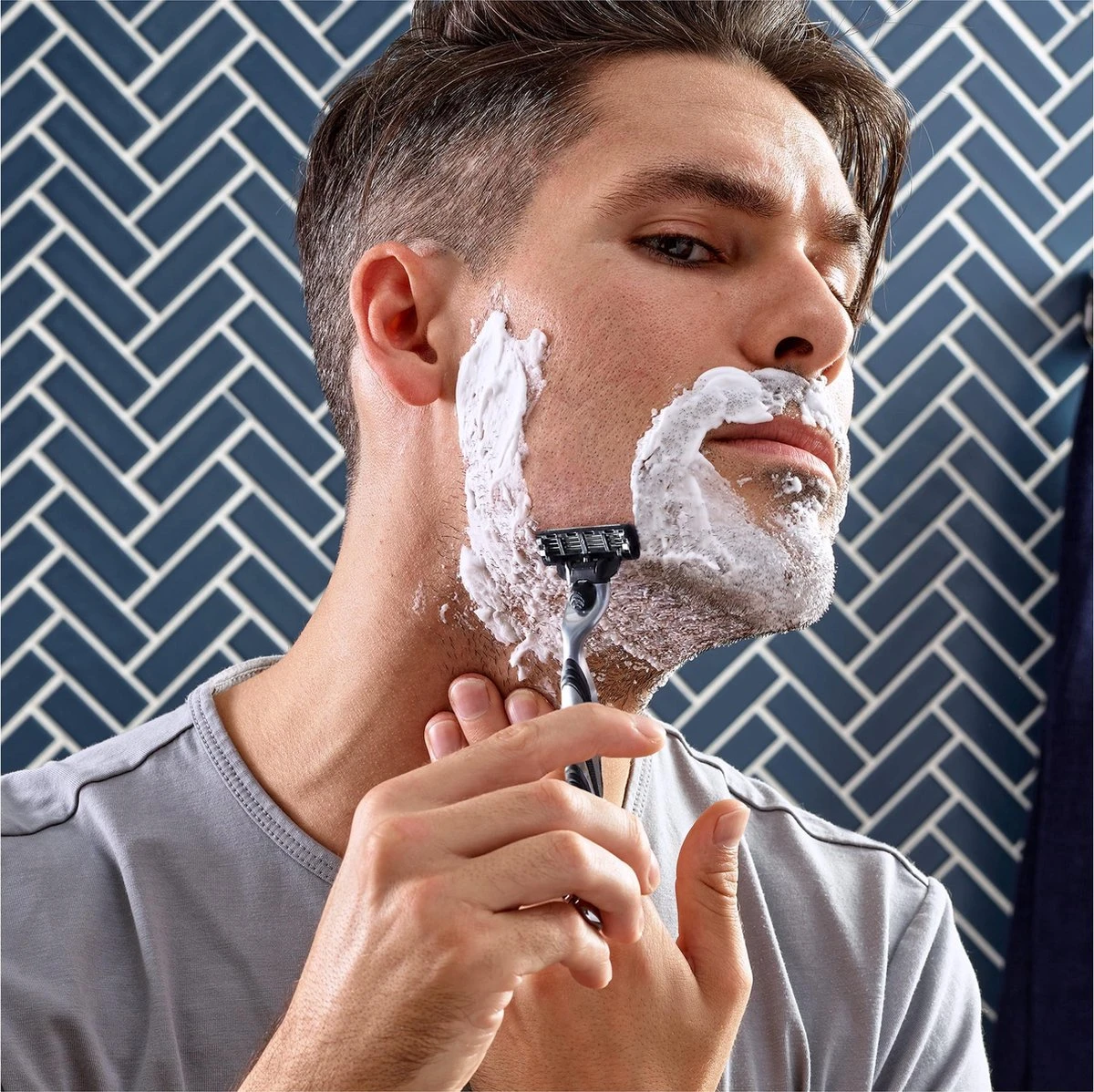 GilletteĀ® Gillette Mach3 Scheermesjes Voor Mannen - 18 Navulmesjes - Afbeelding 5