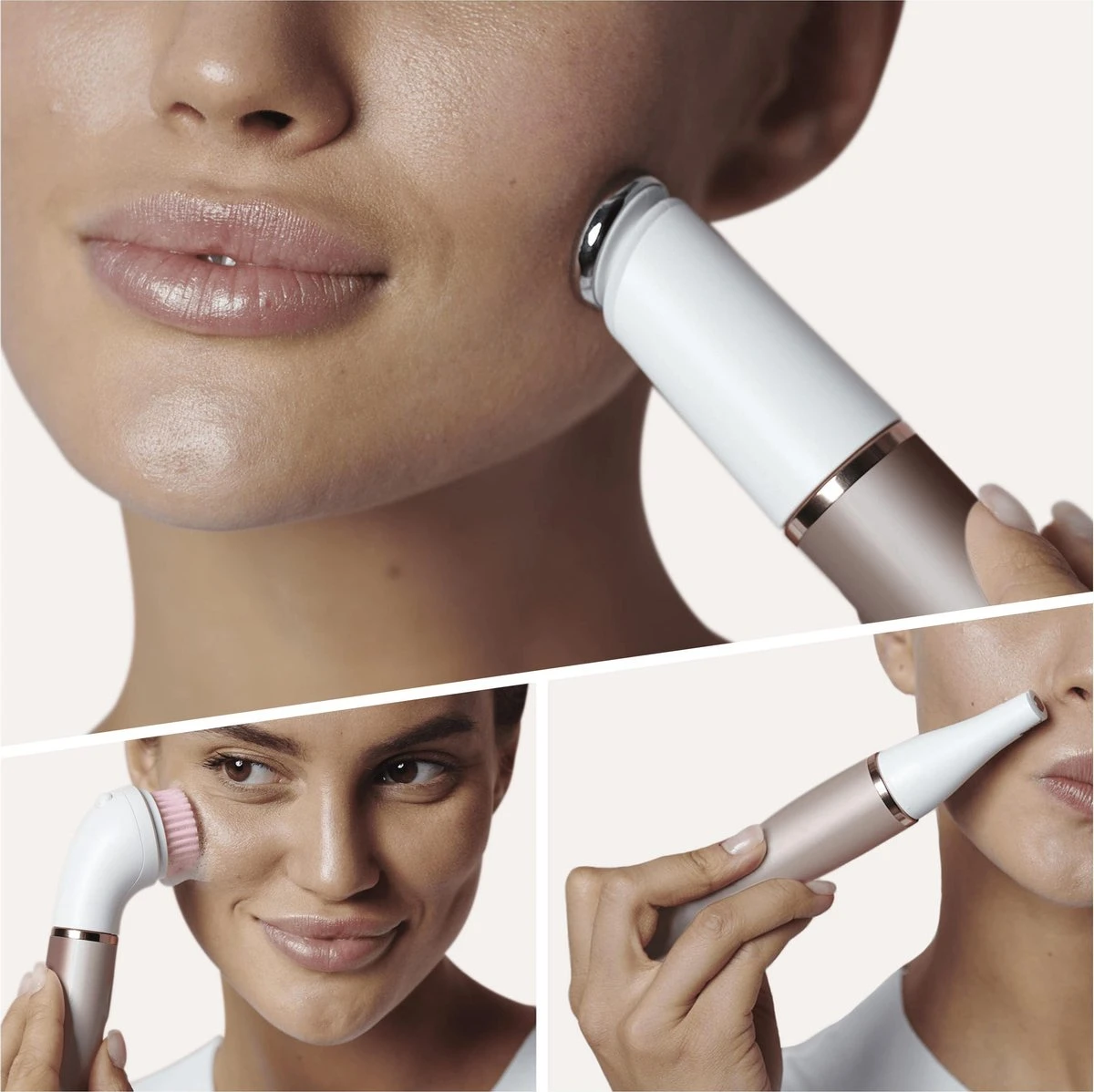 Braun FaceSpa Pro 921 - Gezichtsepilator - Brons - Met 3 Extra’s 7 Braun FaceSpa Pro 921 - Gezichtsepilator - Brons - Met 3 Extra’s - Afbeelding 5