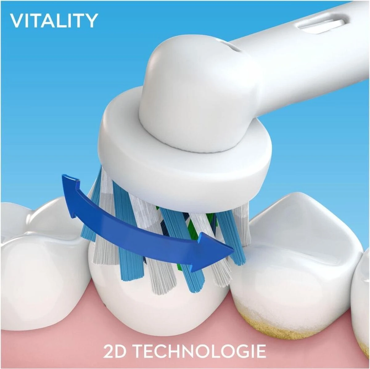 Oral B Oral-B Vitality 100 CrossAction - Blauw - Elektrische Tandenborstel 15 Oral B Oral-B Vitality 100 CrossAction - Blauw - Elektrische Tandenborstel - Afbeelding 13