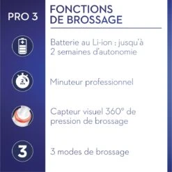 Oral B Oral-B Pro 3 - 3000 - Elektrische Tandenborstel - Ontworpen Door Braun - Blauw 38 Oral B Oral-B Pro 3 - 3000 - Elektrische Tandenborstel - Ontworpen Door Braun - Blauw -BaByliss Verkoopwinkel 1200x1198 82
