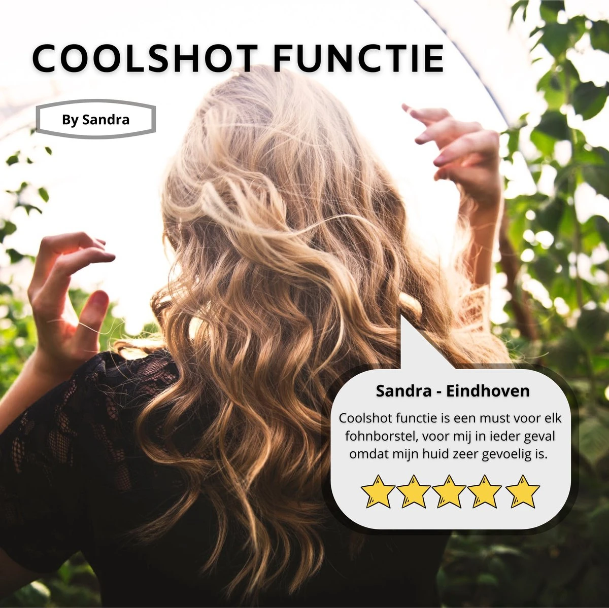 Fohnborstel - Fohnborstel Roterend - 2 Opzetstukken - Temperatuurregeling - Keramisch - Afbeelding 12