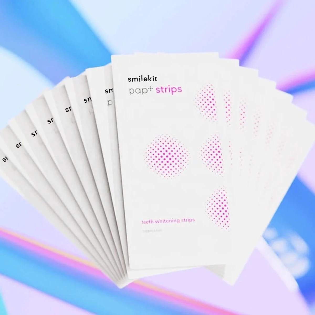 PAP+ Teeth Whitening Strips - Witte Tanden - Tanden Bleken - Tandenbleek Strips - Afbeelding 6