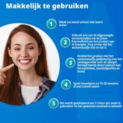 B-care Tanden Bleker – Wittere Tanden – Teeth Whitening Strips – Professioneel Resultaat - Tandsteen Verwijderaar - Zonder Peroxide - Tandenbleekset - Tanden Bleken -BaByliss Verkoopwinkel 1200x1200 1058