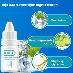 B-care Tanden Bleker – Wittere Tanden – Teeth Whitening Strips – Professioneel Resultaat - Tandsteen Verwijderaar - Zonder Peroxide - Tandenbleekset - Tanden Bleken -BaByliss Verkoopwinkel 1200x1200 1060