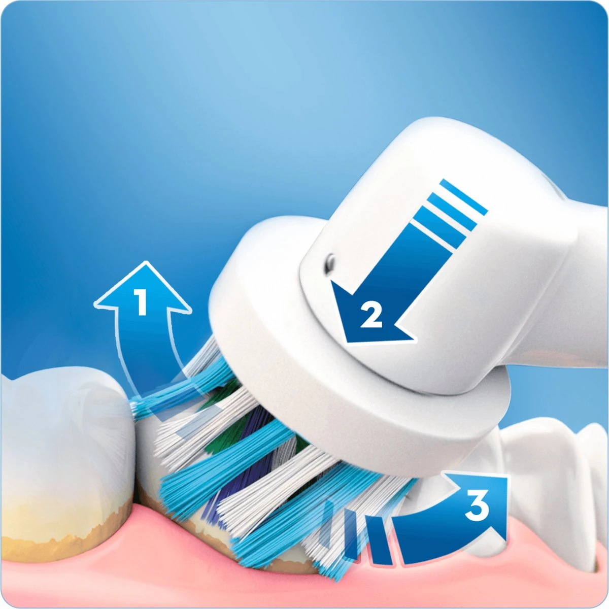 Oral B Oral-B Vitality 100 CrossAction - Blauw - Elektrische Tandenborstel 4 Oral B Oral-B Vitality 100 CrossAction - Blauw - Elektrische Tandenborstel - Afbeelding 2