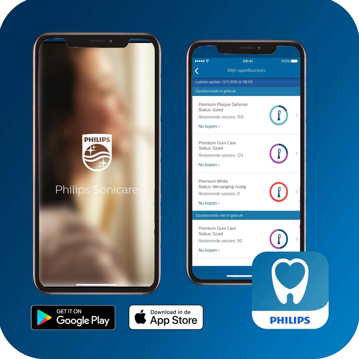 Philips Sonicare DiamondClean Smart Series 9000 HX9917/89 - Elektrische Tandenborstel - Zwart - Afbeelding 6