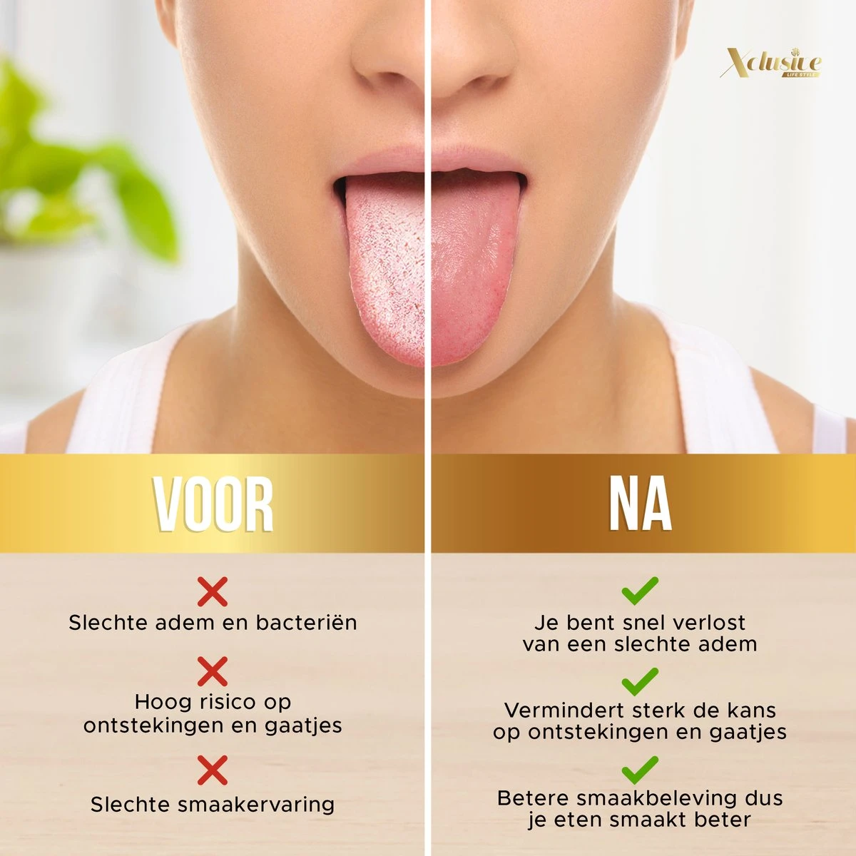 Xclusive-lifestyle® - Luxe RVS Tongschraperset - 4-Delige Professionele Tongreiniger - Mondverzorging - Mondhygiëne - Herbruikbaar En Duurzaam - Ayurveda - Aanbevolen Door Tandartsen - Afbeelding 4