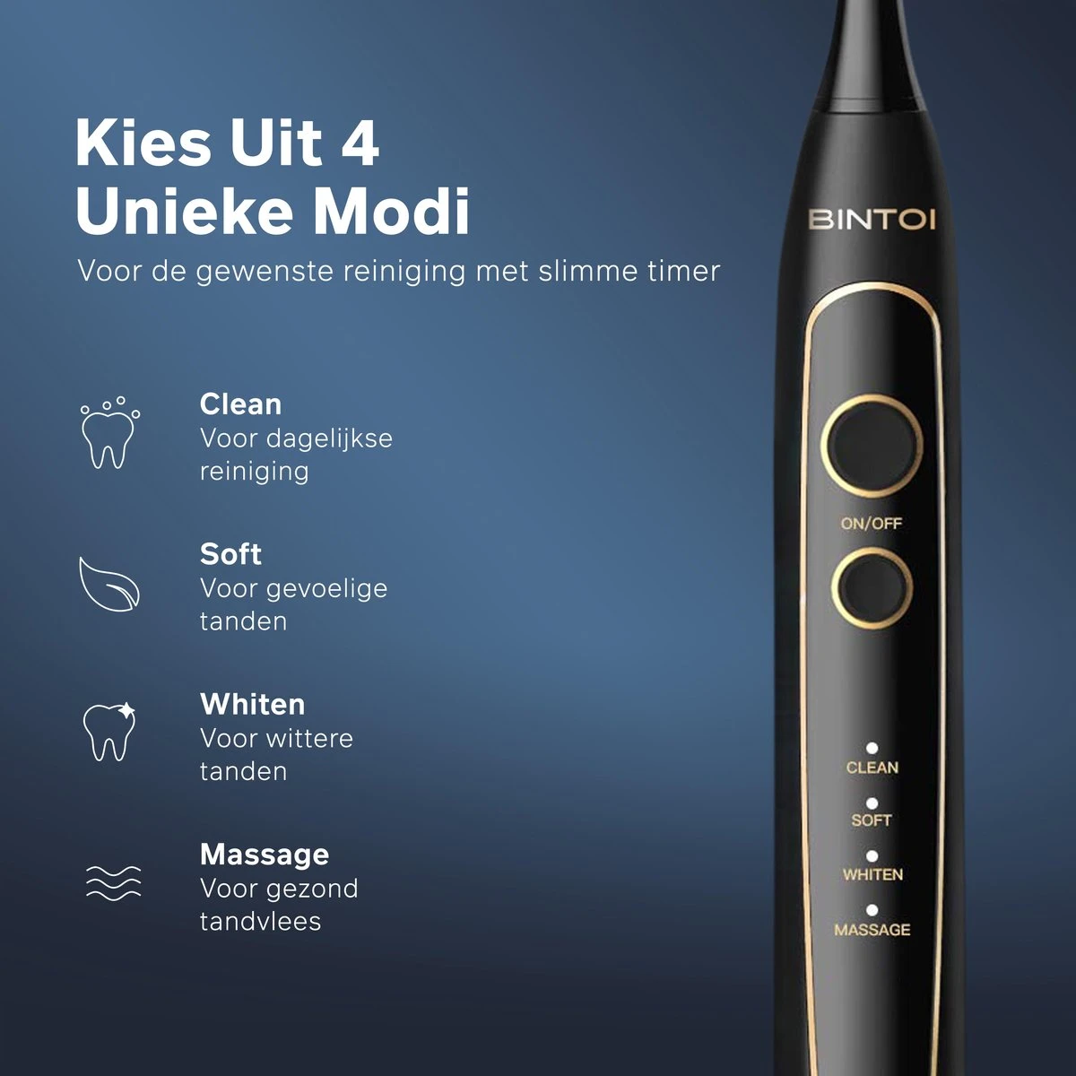 Bintoi® ISonic UV D600 - Elektrische Tandenborstel Met UV-Sterilisator - Afbeelding 3