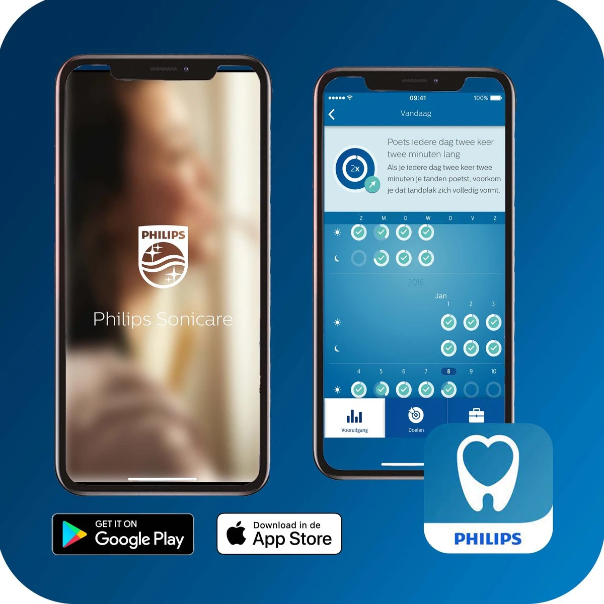 Philips Sonicare Power Elektrische Tandenborstel Series 3100 HX3671/14 Zwart - Afbeelding 4