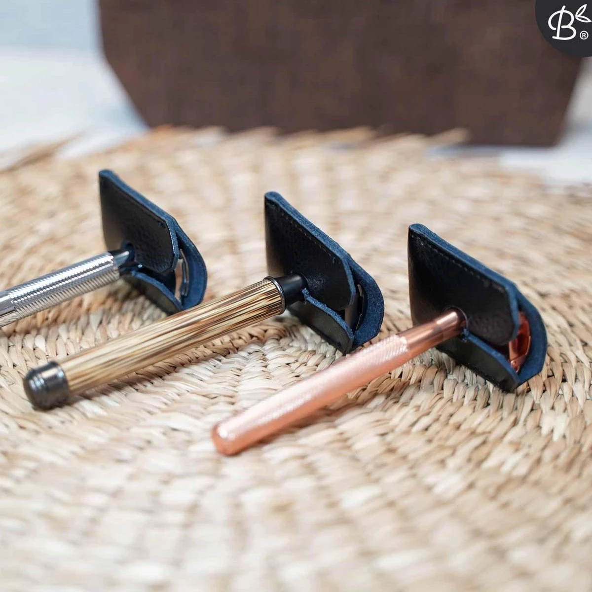 Beschermkap Safety Razor Reiskapje Vegan Leder Universeel 9 Beschermkap Safety Razor Reiskapje Vegan Leder Universeel - Afbeelding 7