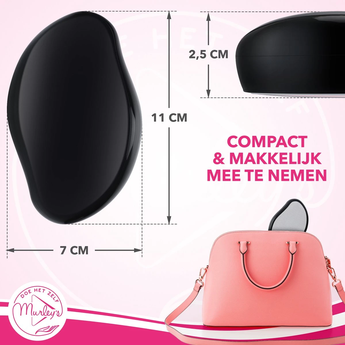 MURLEY’S Crystal Hair Removal - Krystal Remover - Haarverwijderaar - Epilator - Pijnloze En Veilige Ontharing ZWART - Afbeelding 5