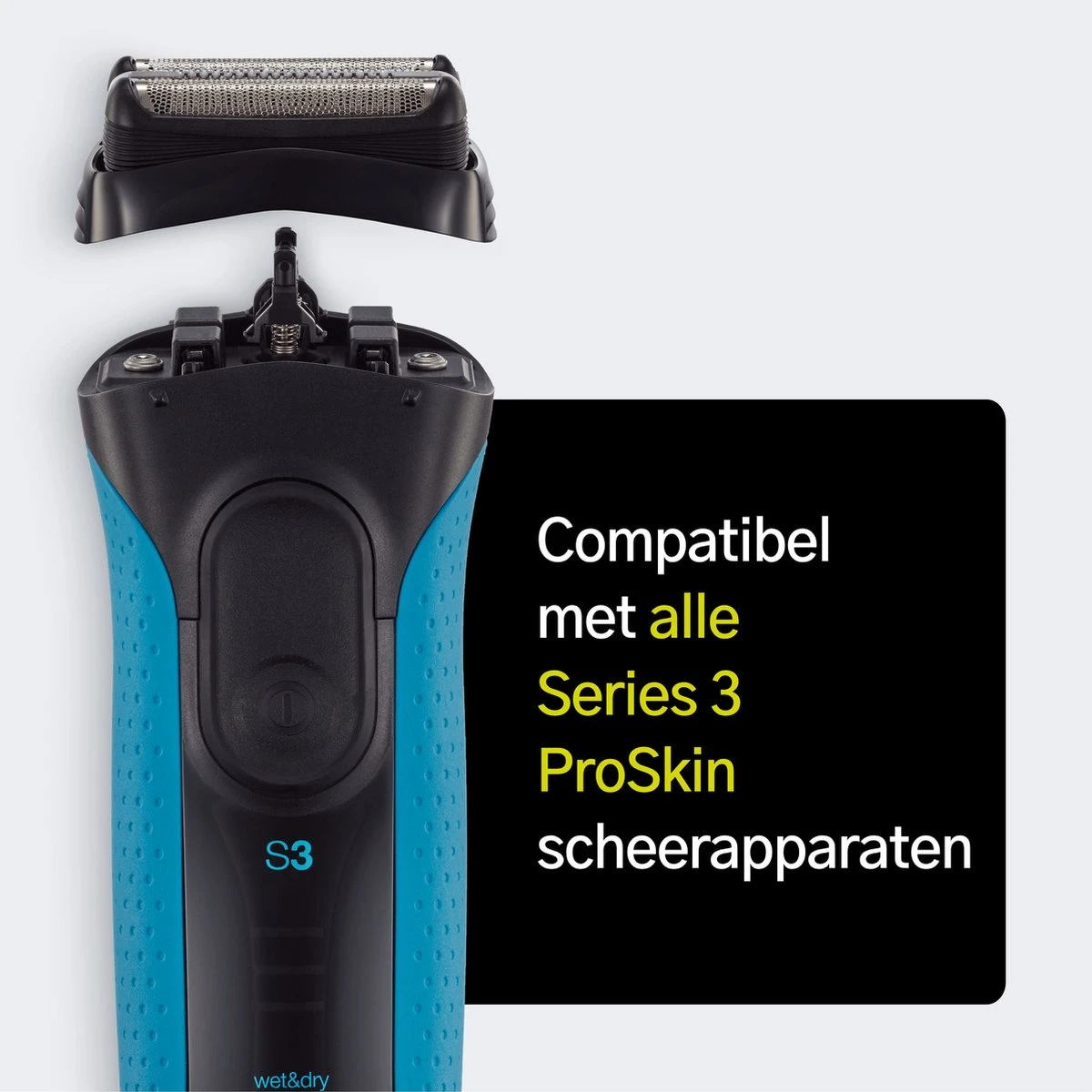 Braun Series 3 32B Cassette Zwart - Vervangend Scheerblad - Afbeelding 6