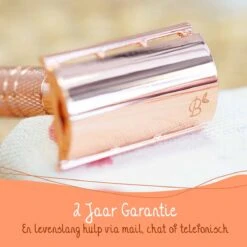Bamboozy Safety Razor + 10 Scheermesjes Aluminium Rose Gold Goud Unisex Voor Vrouwen Scheermes 12 Bamboozy Safety Razor + 10 Scheermesjes Aluminium Rose Gold Goud Unisex Voor Vrouwen Scheermes -BaByliss Verkoopwinkel 1200x1200 2056