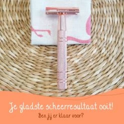 Bamboozy Safety Razor + 10 Scheermesjes Aluminium Rose Gold Goud Unisex Voor Vrouwen Scheermes 14 Bamboozy Safety Razor + 10 Scheermesjes Aluminium Rose Gold Goud Unisex Voor Vrouwen Scheermes -BaByliss Verkoopwinkel 1200x1200 2058