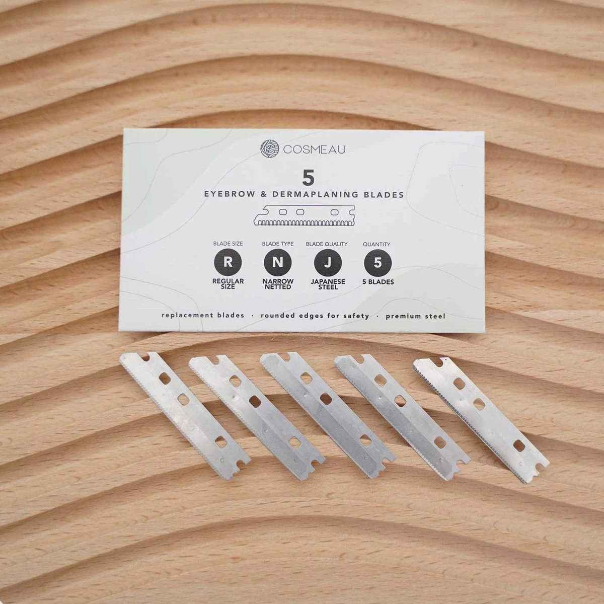 Bamboozy Metalen Dermaplaning 6x Wenkbrauw Scheermesje Mesje Van Metaal - Scheermes Gezicht Intieme Streek - Wenkbrauw Trimmer Epileren Eyebrow Razor - Afbeelding 9