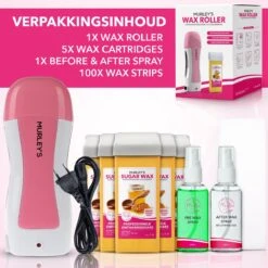 MURLEY'S Wax Apparaat Roll-On Honing Wax Ontharing Set Met 5x Cartridges + Before En After Sprays + 100 Strips- Voor Lichaam En Gezicht - Zwart 16 MURLEY'S Wax Apparaat Roll-On Honing Wax Ontharing Set Met 5x Cartridges + Before En After Sprays + 100 Strips- Voor Lichaam En Gezicht - Zwart -BaByliss Verkoopwinkel 1200x1200 2185