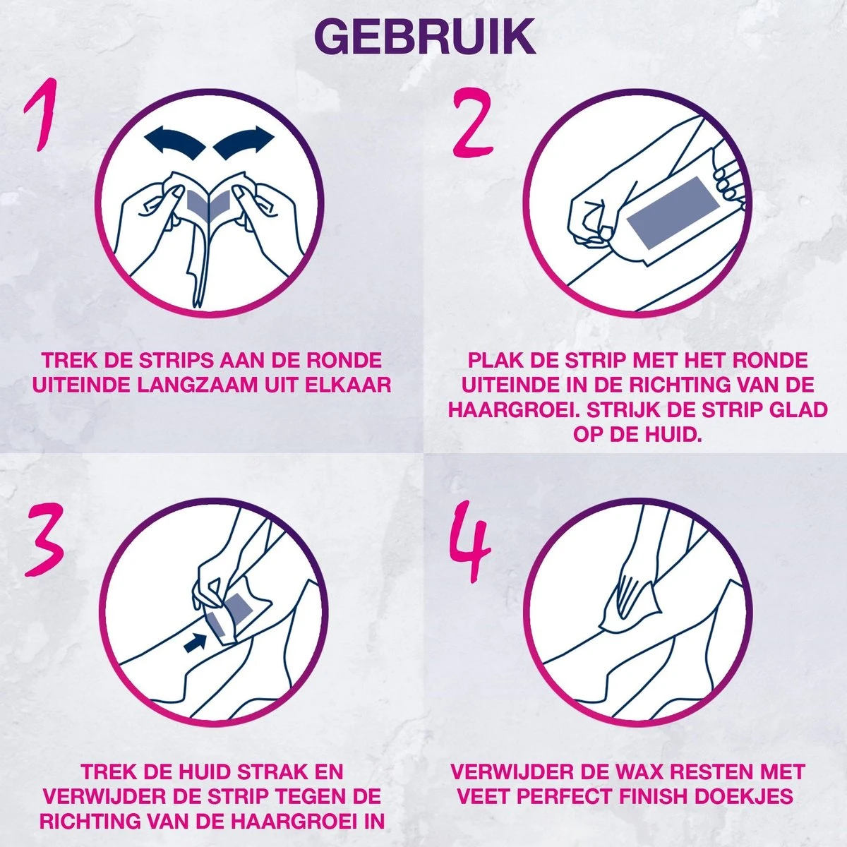Veet - Easy-Gel Wax - Ontharingsstrips - Bikinilijn - Gevoelige Huid - 2 X 16 Stuks - Afbeelding 2
