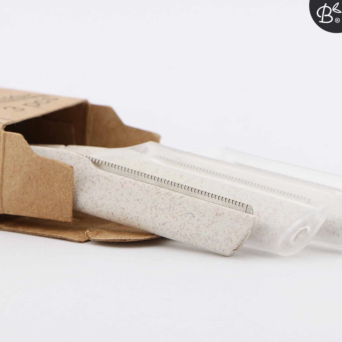 Bamboozy Dermaplaning 6x Wenkbrauw Scheermesje Mesje Van Tarwestro - Scheermes Gezicht Intieme Streek - Wenkbrauw Trimmer Epileren Eyebrow Razor - Afbeelding 6