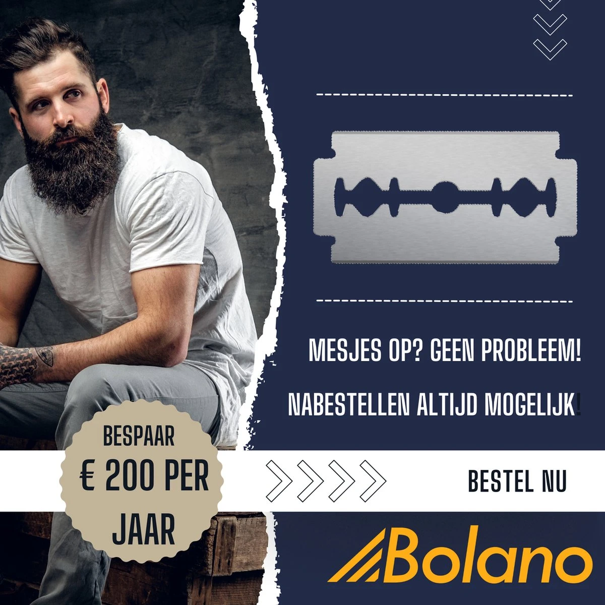 Bolano® Premium Shavette Open Scheermes Black Wood + 50 Single Edge Scheermesjes - Klassiek Barbiersmes Straight Razor Voor Mannen - Cut Throat Razor Nekmes - Klassiek Klap Scheermes - Safety Razor Feather Mes - Afbeelding 2