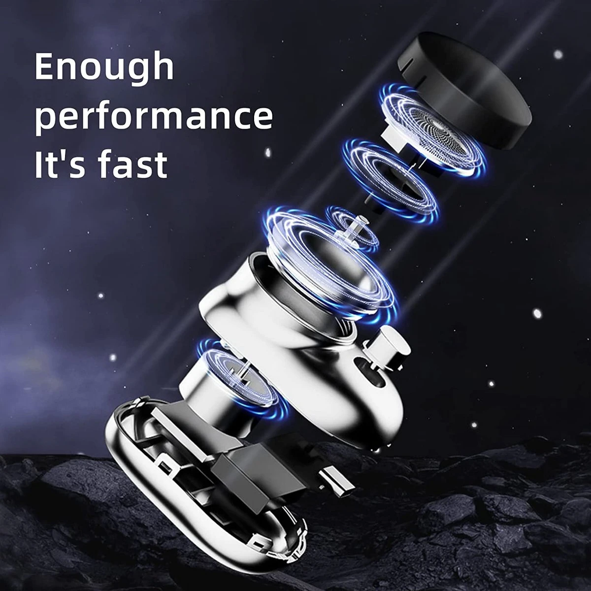 Igoods Elektrische Scheerapparaat Mini - Tondeuse Mannen - Shaver - Zilver - Afbeelding 8